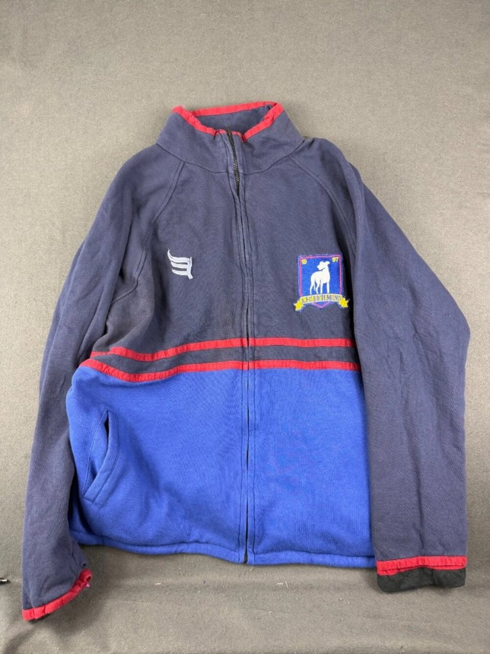 Ted Lasso Mens AFC Richmond Track Jacket Full Zip Raglan Sleeve Soccer Fan 2XL